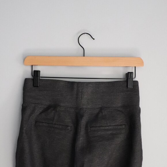 Kit and Ace Mulberry Grey 4 Cashmere Pull On High Rise Straight Leg Trouser Pant - Picture 7 of 14